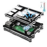 Case para Raspberry Pi 4 e 3 Modelo B