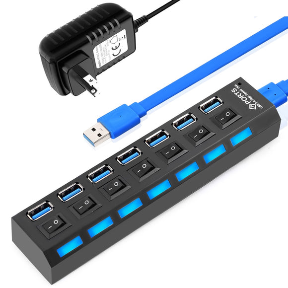 Multi Adaptador USB 3.0 HUB 2.0