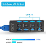 Multi Adaptador USB 3.0 HUB 2.0