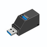 Mini Adaptador USB 3.0 HUB 3 portas