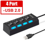 Multi Adaptador USB 3.0 HUB 2.0