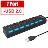 Multi Adaptador USB 3.0 HUB 2.0