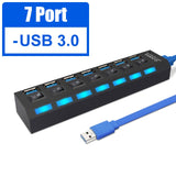 Multi Adaptador USB 3.0 HUB 2.0