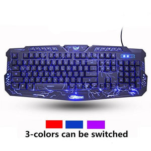 Teclado Gamer USB RGB 114 teclas