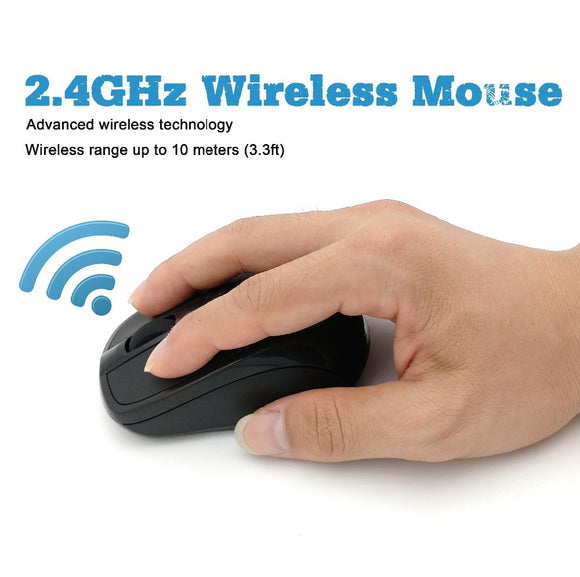 Mini Mouse Wireless 2000 DPI Ajustável