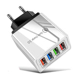 Carregador 18W 3.0 USB 4 saídas