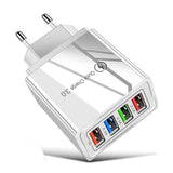 Carregador 18W 3.0 USB 4 saídas