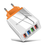 Carregador 18W 3.0 USB 4 saídas