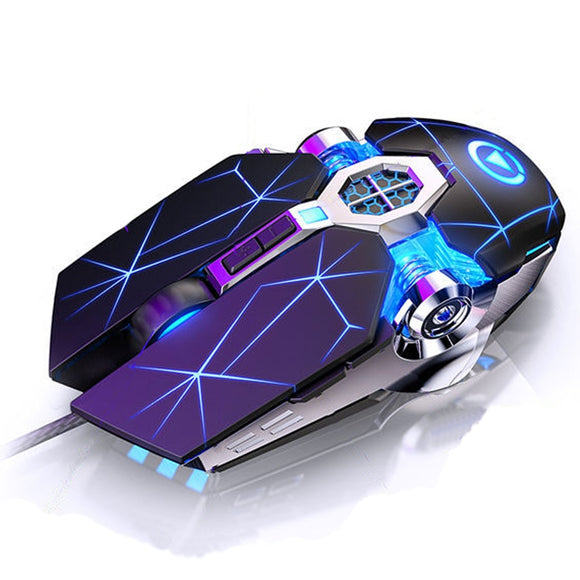 Mouse Gamer Profissional 6 botões 3200 DPI