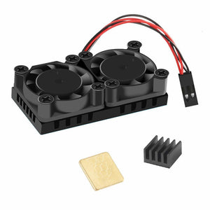 Cooler Duplo para Raspberry Pi 4B / 3B+