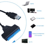 Cabo Adaptador SATA para USB 3.0