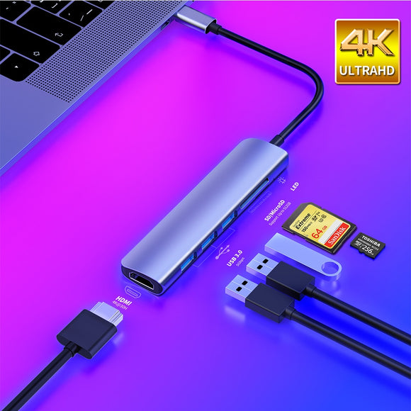 Adaptador USB 3.1 Type-C HUB HDMI