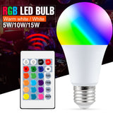 Lâmpada LED Smart RGB com Controle