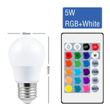 Lâmpada LED Smart RGB com Controle