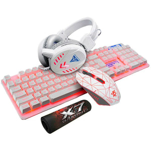 Kit Fones+Mouse+Teclado Gamer