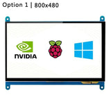 Display Touch Screen 7" para Raspberry Pi 4 Model B