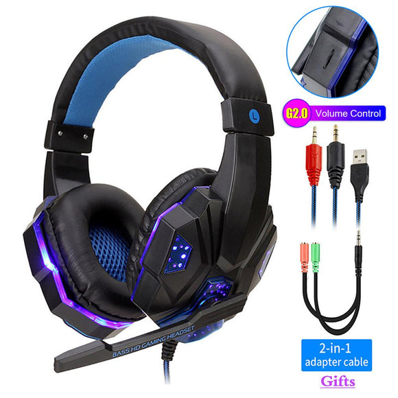 Fones de Ouvido Led Light Gamer