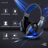 Fones de Ouvido Led Light Gamer