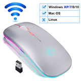 Mouse Wireless/Bluetooth RGB Recarregável