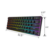 Mini Teclado RGB Wireless