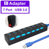 Multi Adaptador USB 3.0 HUB 2.0