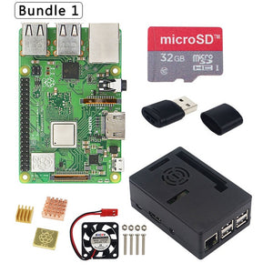 Raspberry Pi 3 Model B+ Kit ABS Case + 32GB SD Card + Fonte Energia + 3.5 Tela Touch Screen