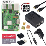 Raspberry Pi 3 Model B+ Kit ABS Case + 32GB SD Card + Fonte Energia + 3.5 Tela Touch Screen