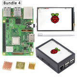 Raspberry Pi 3 Model B+ Kit ABS Case + 32GB SD Card + Fonte Energia + 3.5 Tela Touch Screen