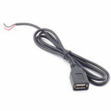 Conectores USB 0.3m/1m/2m para Fontes de Energia